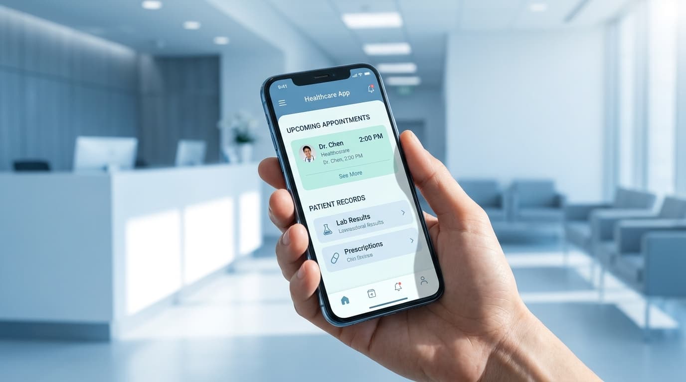 BSMMU hospital app on a phone