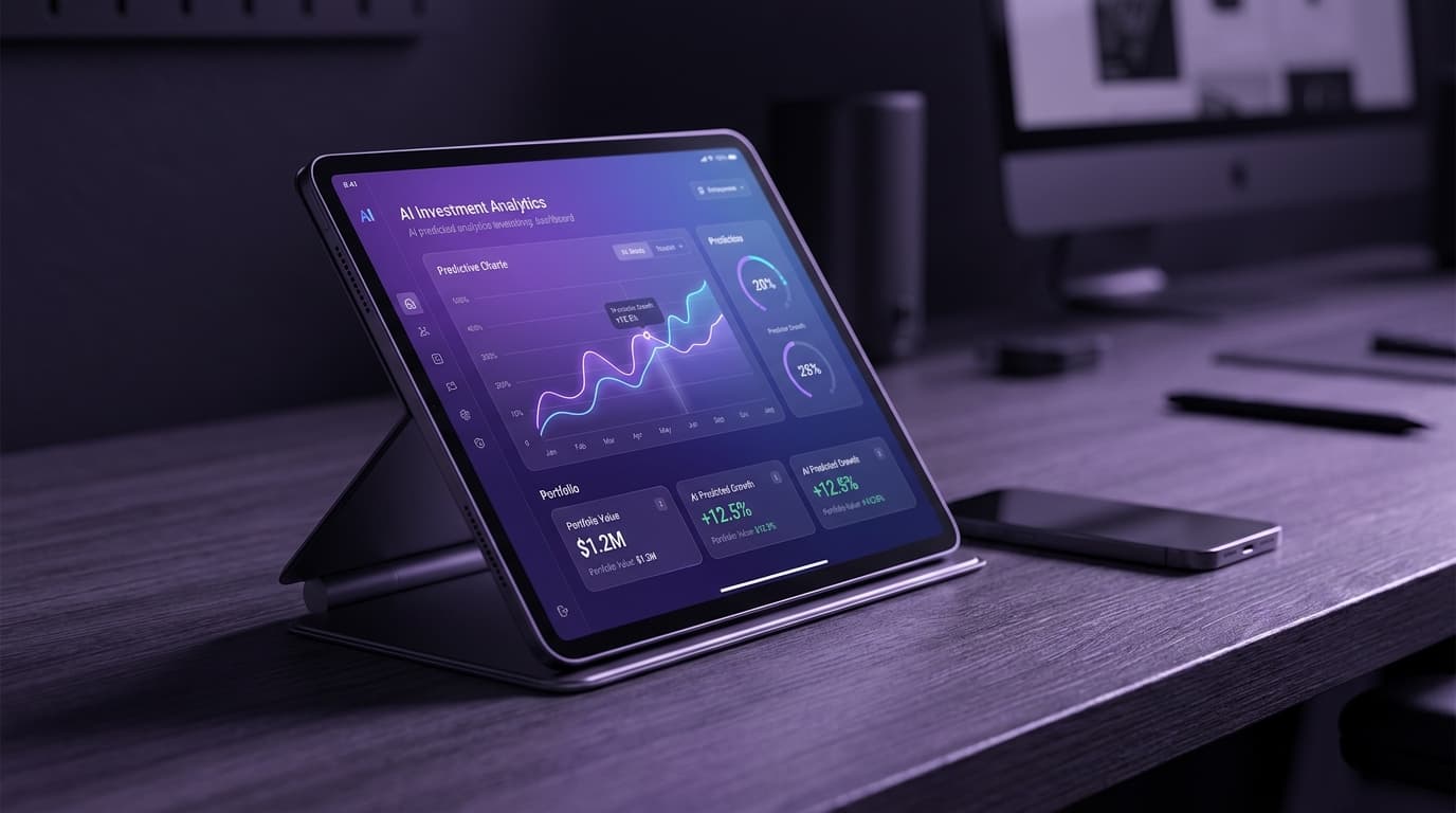 InvestIQ AI analytics on a tablet