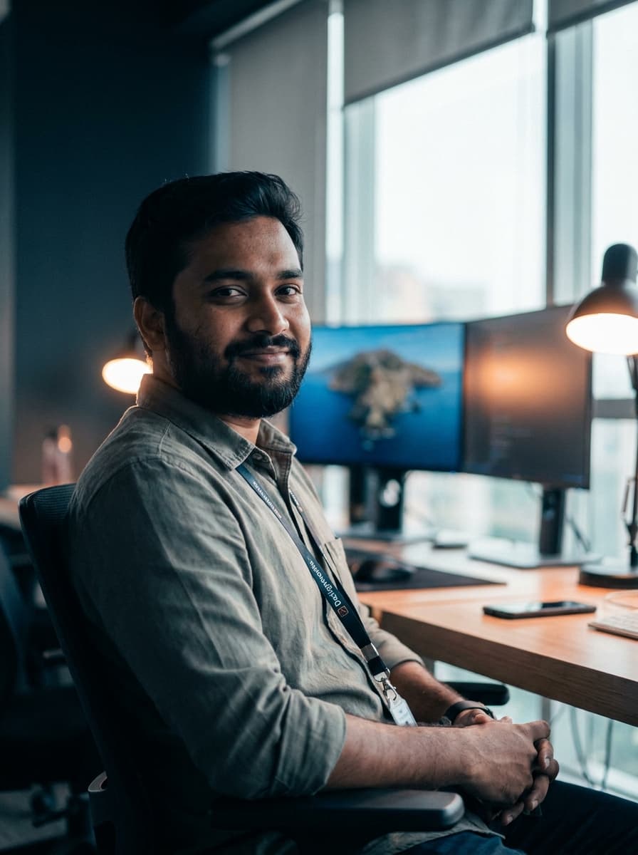Icebreakers engineer at their desk